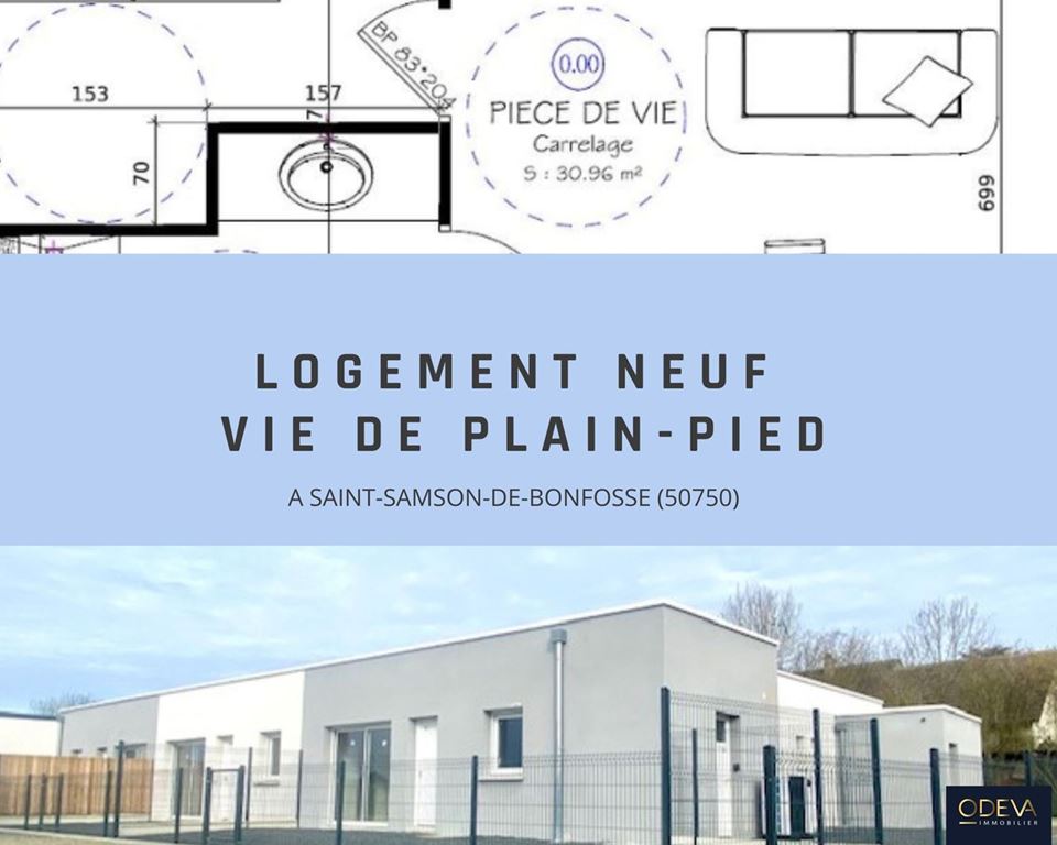 Appartement F2 ST SAMSON DE BONFOSSE (50750) ODEVA IMMOBILIER